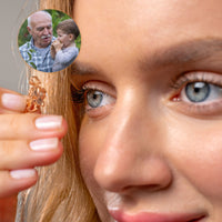 Thumbnail for Angel Photo Personalised Necklace  - Photo Necklace - Photo Projection Necklace Necklace Brother & Sisters