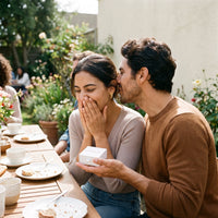 Thumbnail for The gold stud earrings offered as a gift | SKU: 42008-gold