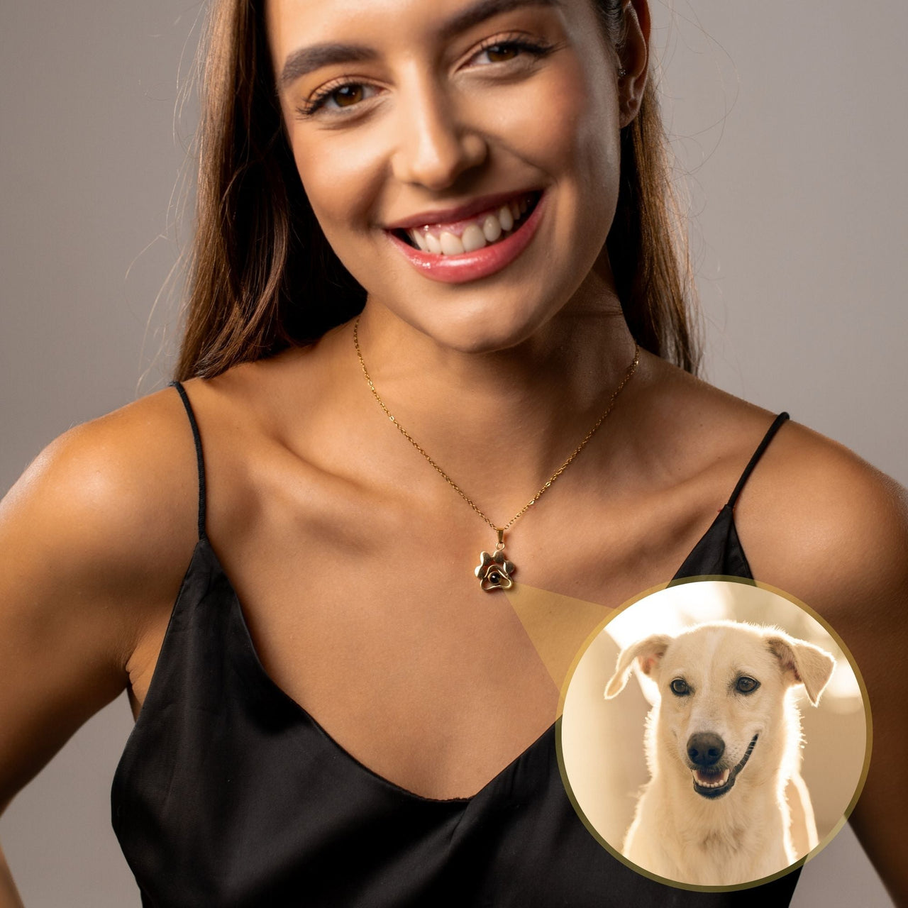 Dog Photo Necklace - Personalised Necklace - Customised Necklace Necklace Brother & Sisters