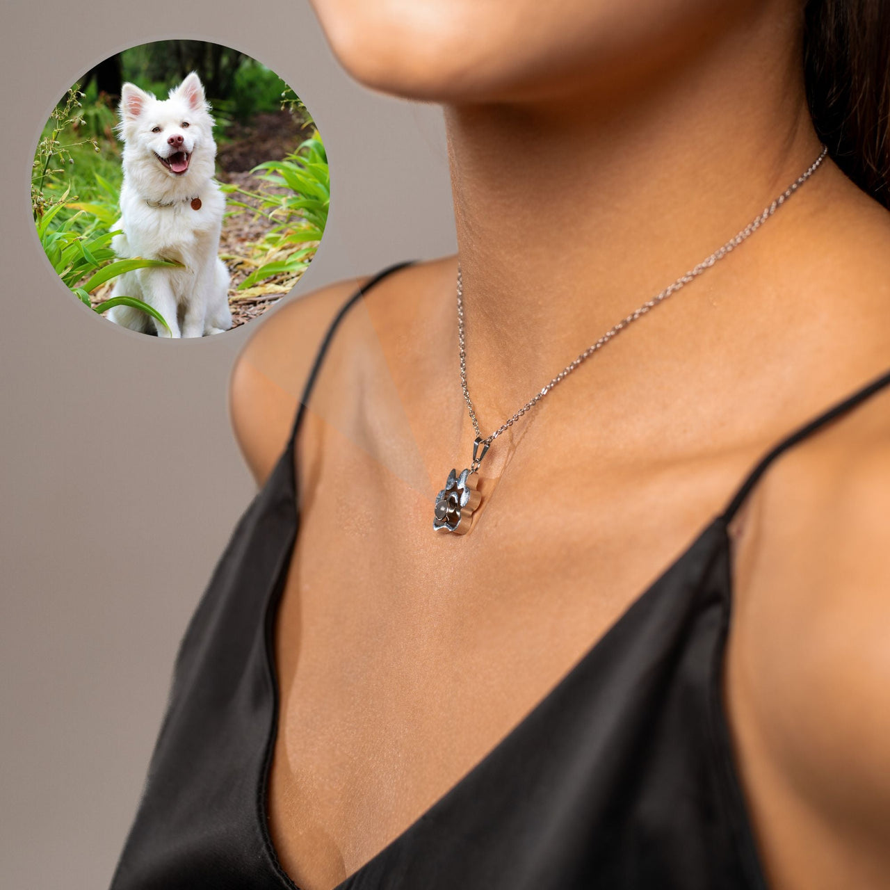 Dog Photo Necklace - Personalised Necklace - Customised Necklace Necklace Brother & Sisters