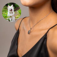 Thumbnail for Dog Photo Necklace - Personalised Necklace - Customised Necklace Necklace Brother & Sisters
