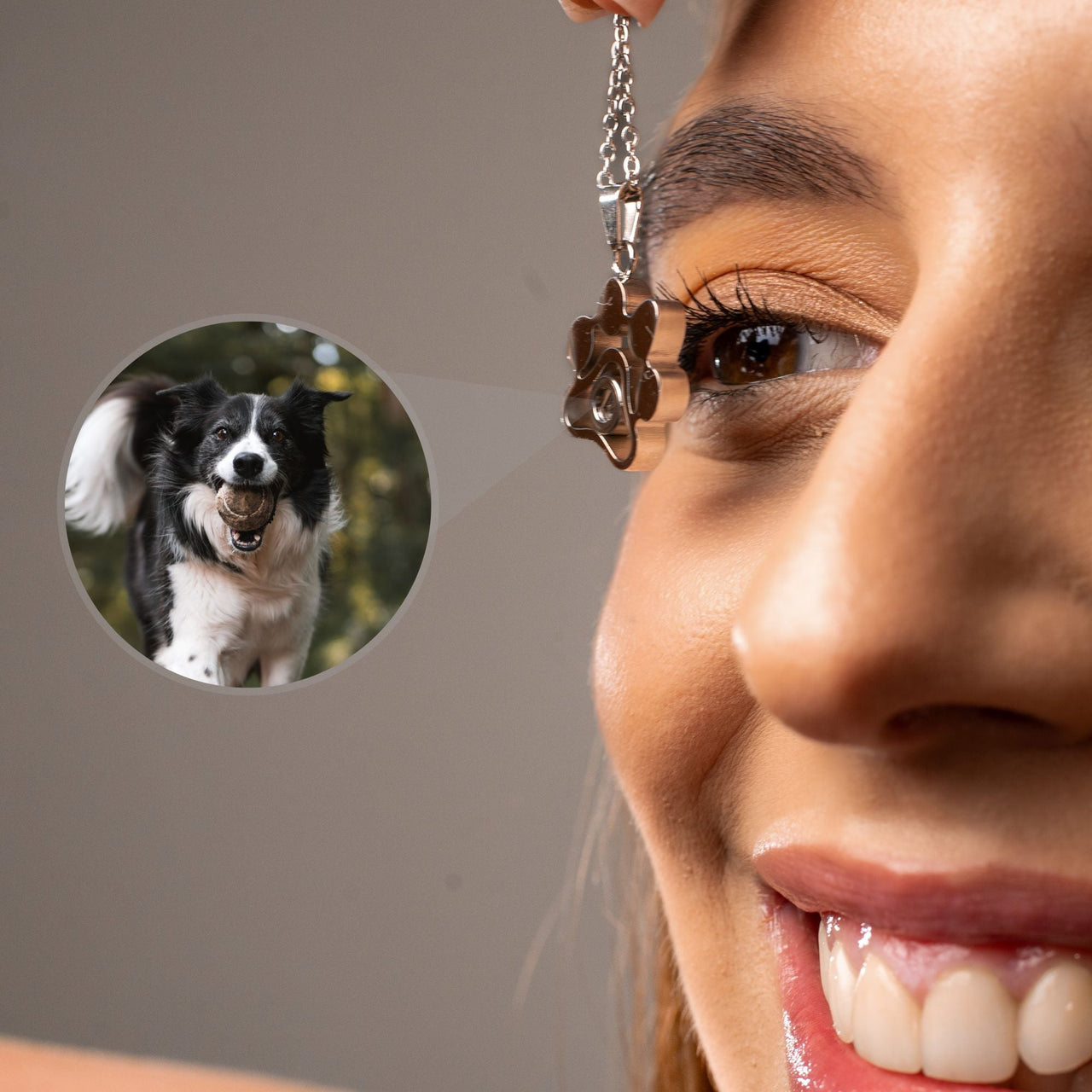 Dog Photo Necklace - Personalised Necklace - Customised Necklace Necklace Brother & Sisters