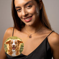 Thumbnail for Dog Photo Necklace - Personalised Necklace - Customised Necklace Necklace Brother & Sisters