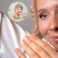 Thumbnail for Tulip Personalized Photo Bracelet - Personalized Gift for Women - Custom Jewelry for Her - Custom Bracelet Picture - Personalised Photo Gift Bracelet Brother & Sisters