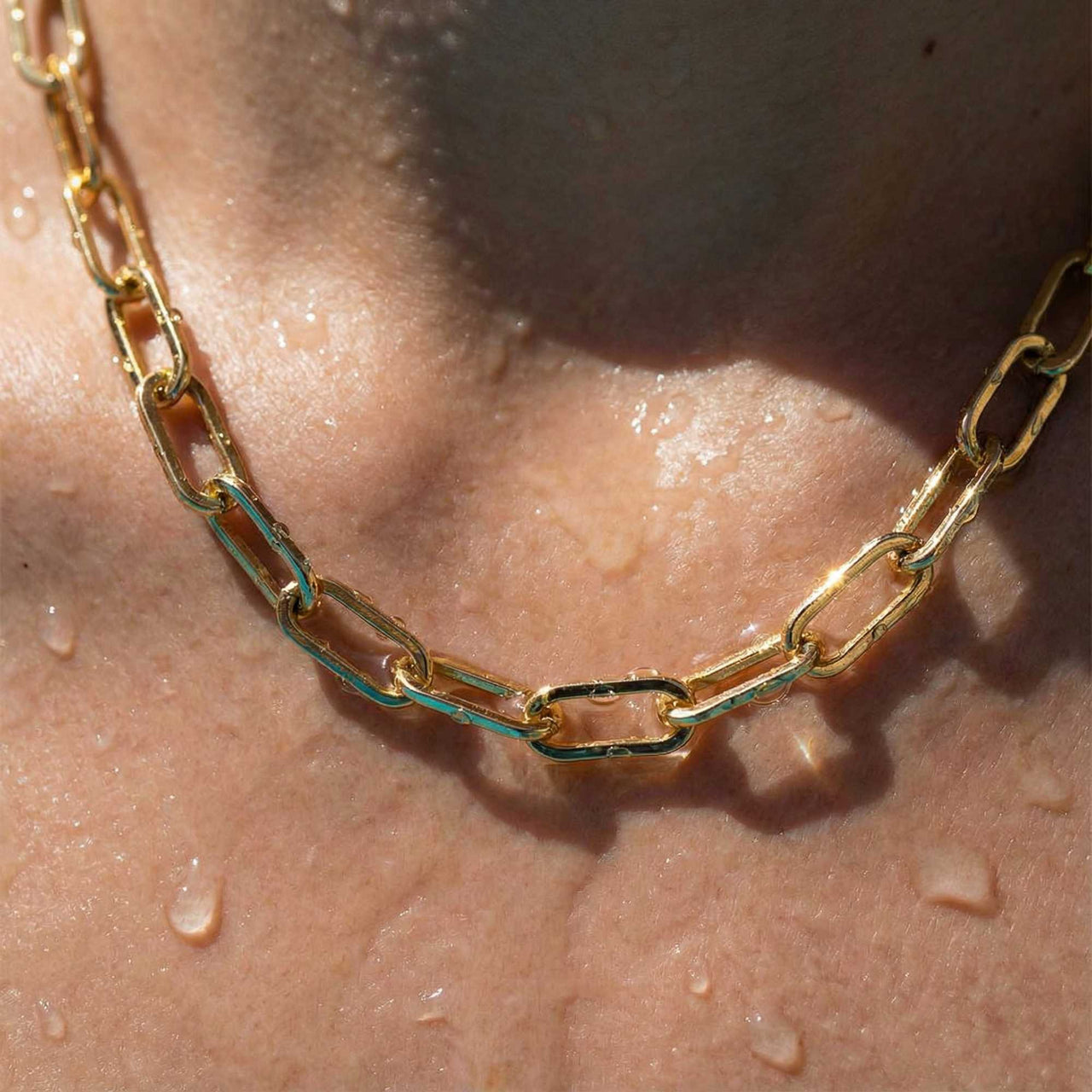 Ria Paperclip Chain Necklace