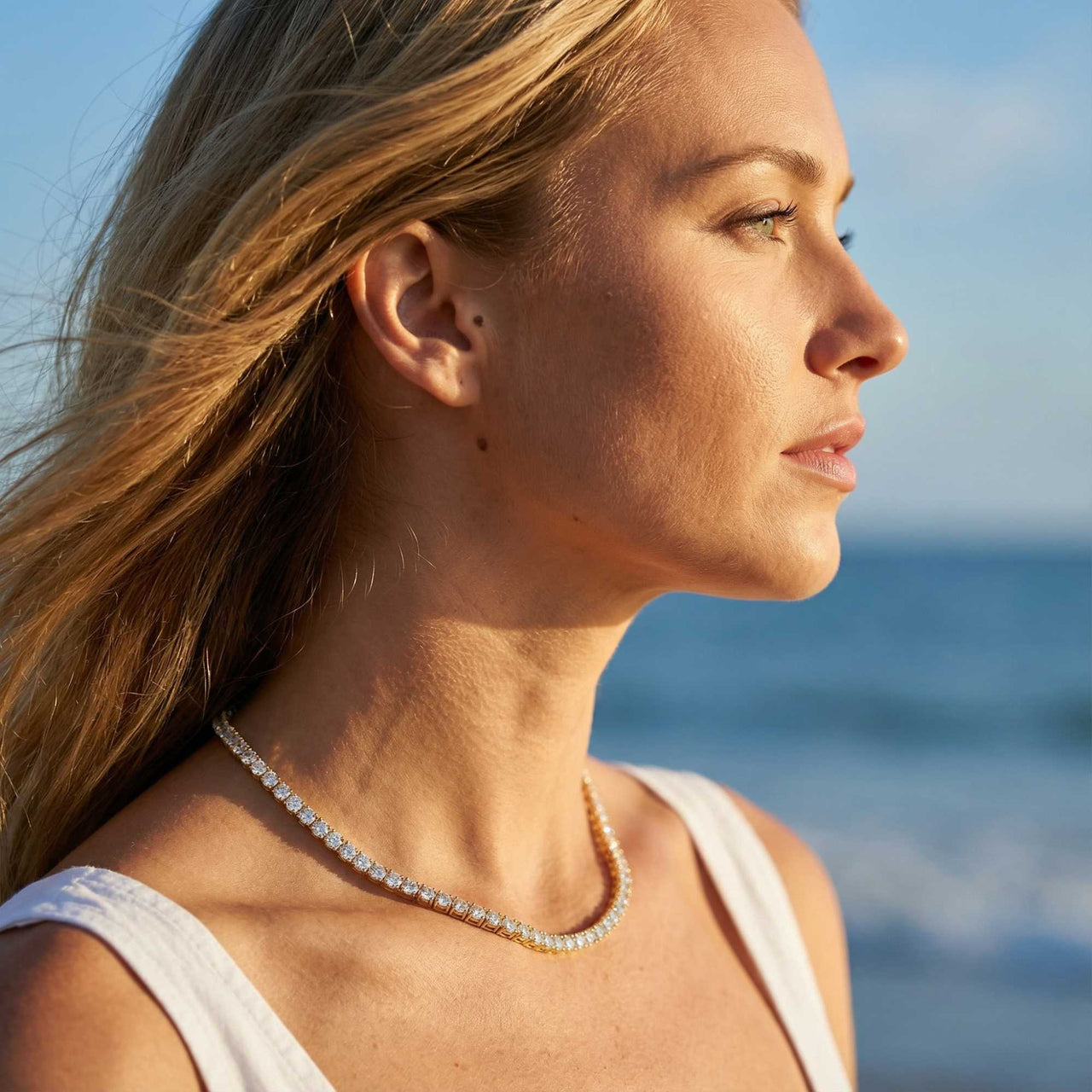 Isolde Tennis Necklace