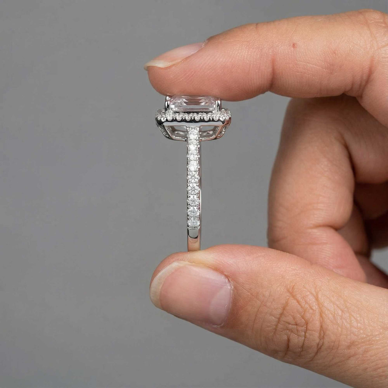 Silver Rectangle Ring