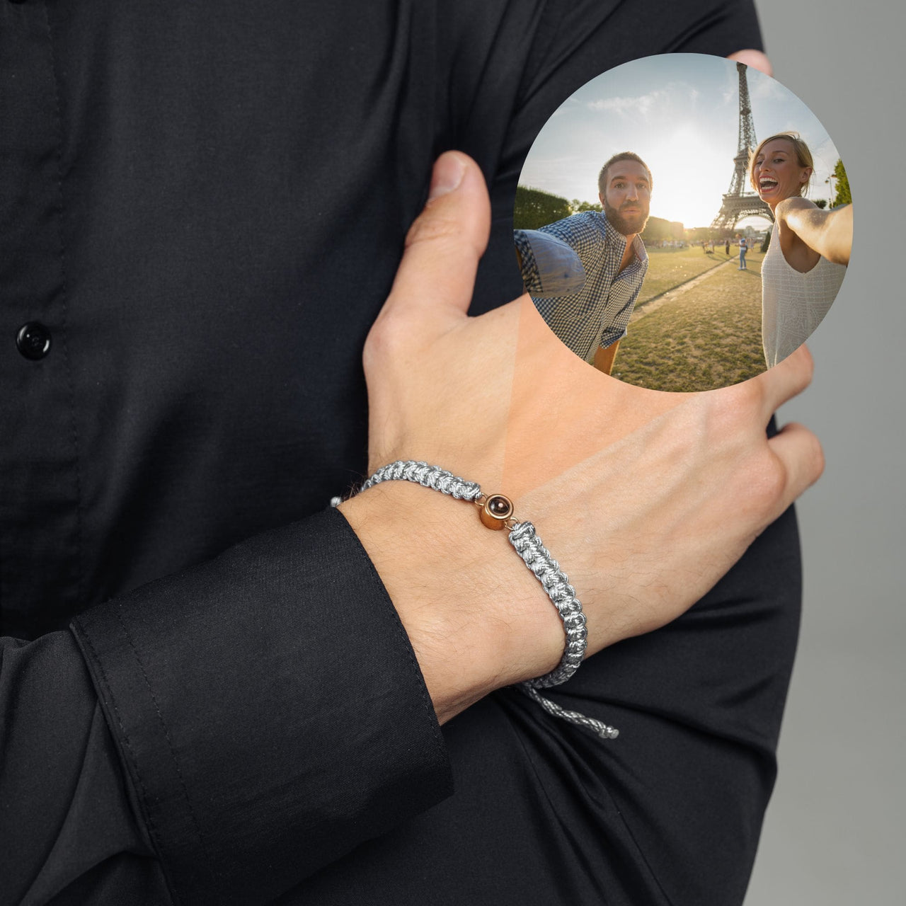 Herren Foto Armband