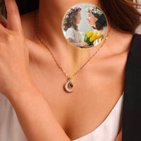 Thumbnail for Lucky Moon Photo Necklace