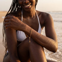 Thumbnail for Dainty gold bracelet — worn in the water, waterproof, gold | SKU: lafinesse