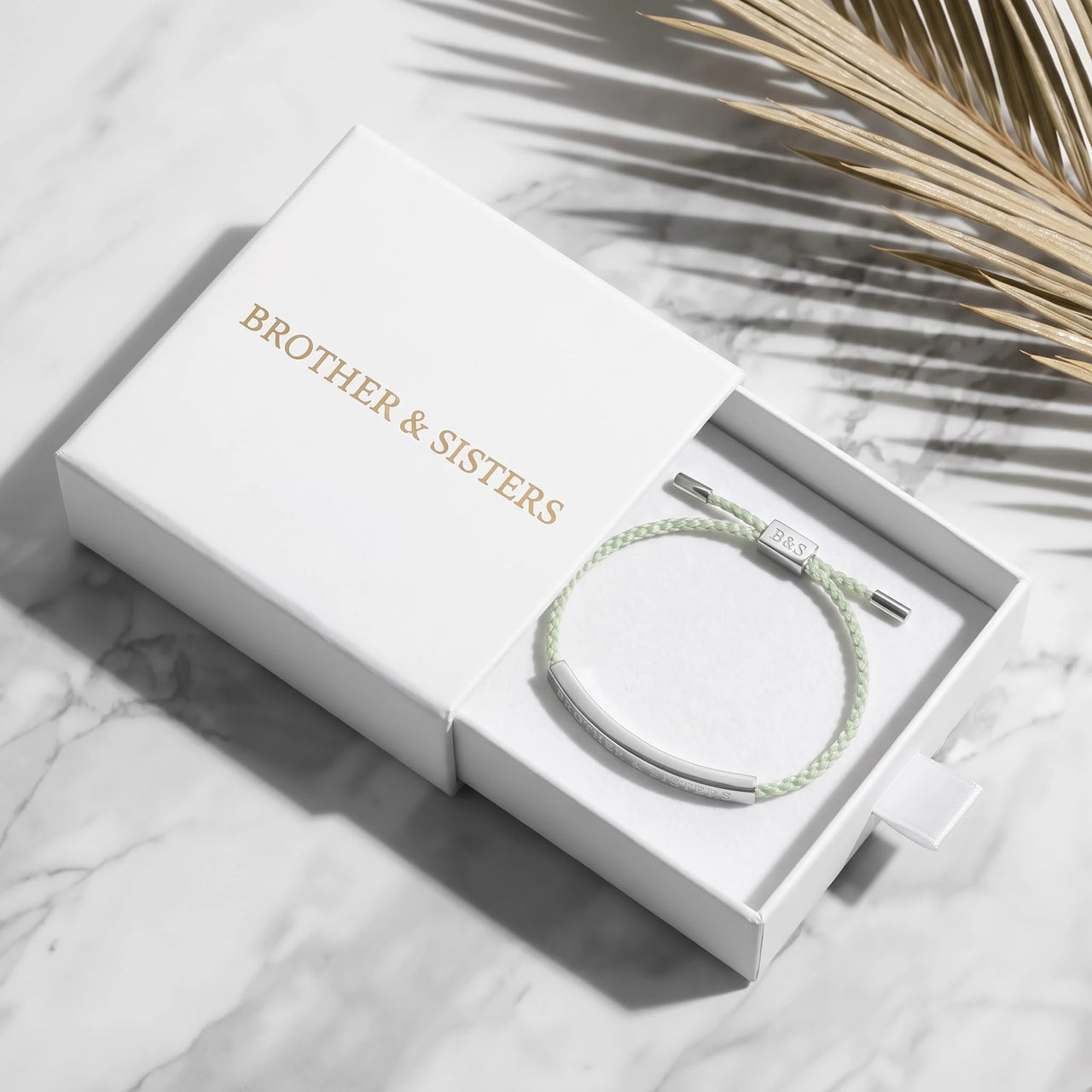 Friendship bracelet — in the gift box, silver | SKU: lanature-wg