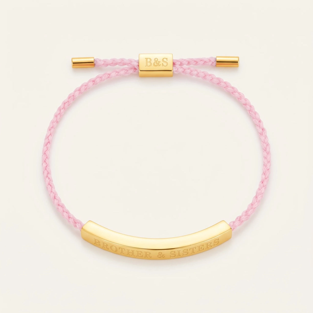 Pink bracelet — product photo on a white background, gold | SKU: lecorail-g