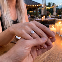 Thumbnail for Silver ring for women — worn by a couple, silver | SKU: 505162-4.5-silver
